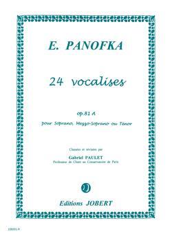 Vocalises Vol.1 Op.81A (24) Heinrich Panofka Gabriel Paulet : photo 1