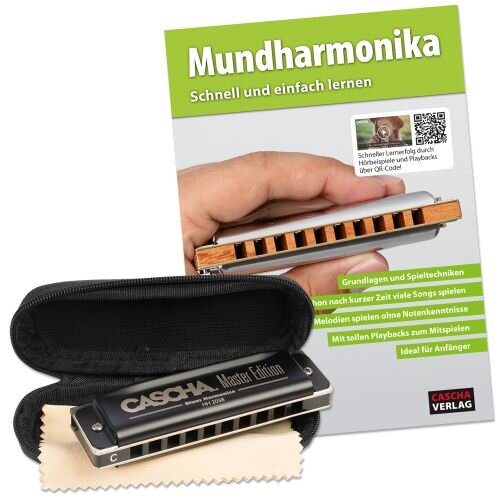 CASCHA VERLAG Mundharmonika Pro Blues Set + Methode auf Französisch + CD : photo 1