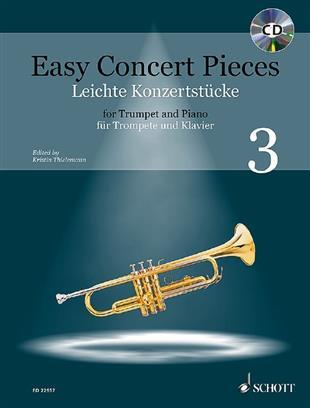 Easy Concert Pieces Band 3 22 Pieces from 5 Centuries Trompette et Piano : photo 1