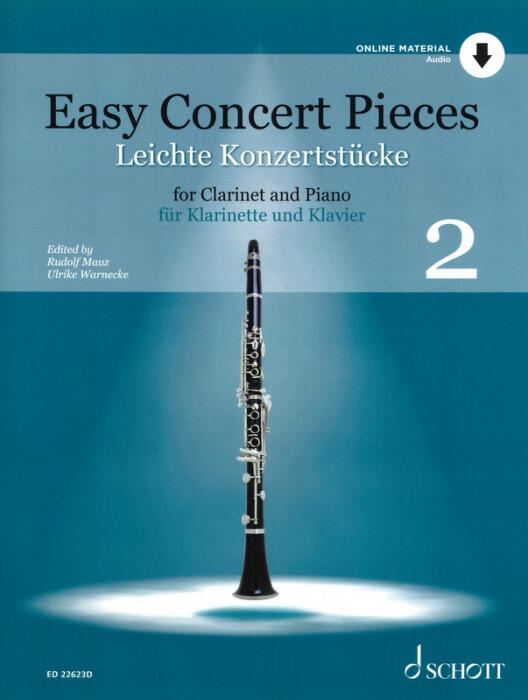 Schott Music Easy Concert Pieces Band 2 Clarinette et Piano : photo 1