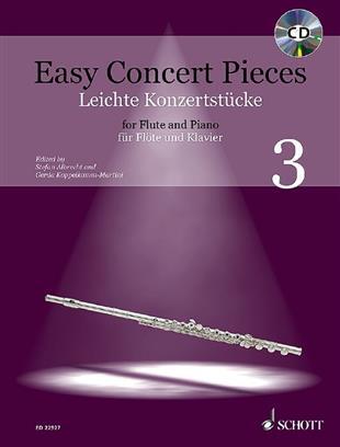 Easy Concert Pieces Band 3 12 Pieces From 4 Centuries Flûte Traversière et Piano : photo 1