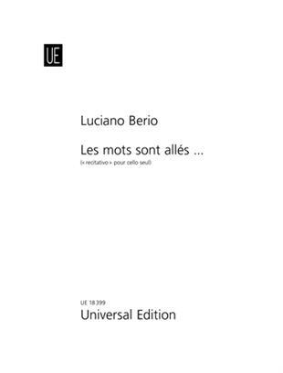 Universal Edition Les mots sont allés... Luciano Berio : photo 1