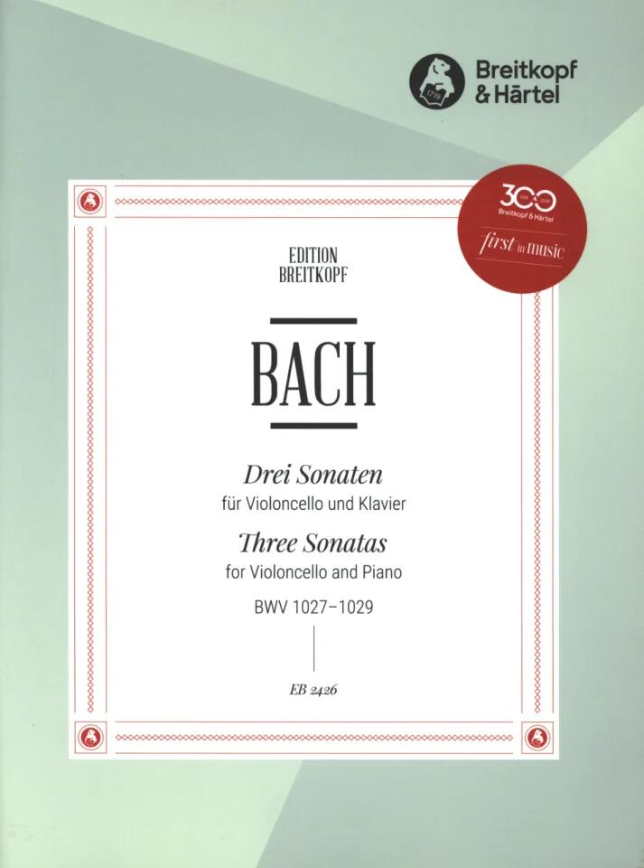 Drei Sonaten BWV 1027-1029 : photo 1