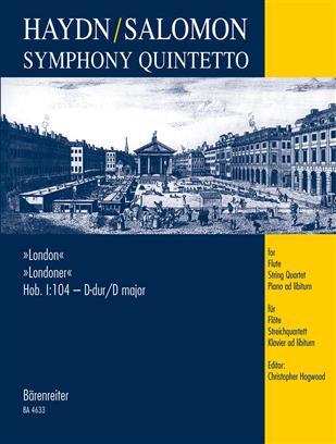 Symphony Quintetto based on Symphony No. 104 Edition for chamber ensemble Franz Joseph Haydn : photo 1