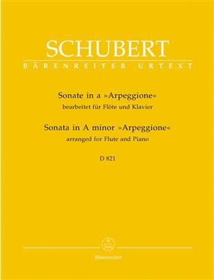 Sonate A Arpeggione Flûte Traversière et Piano Franz Schubert : photo 1