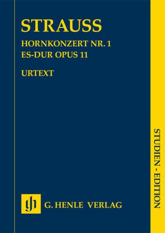Hornkonzert Nr. 1 - Es-dur Opus 11 Richard Strauss Conducteur de poche : photo 1