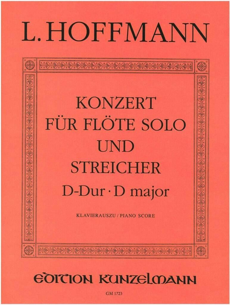 Konzert Für Flöte Leopold Hoffmann Réduction piano : photo 1
