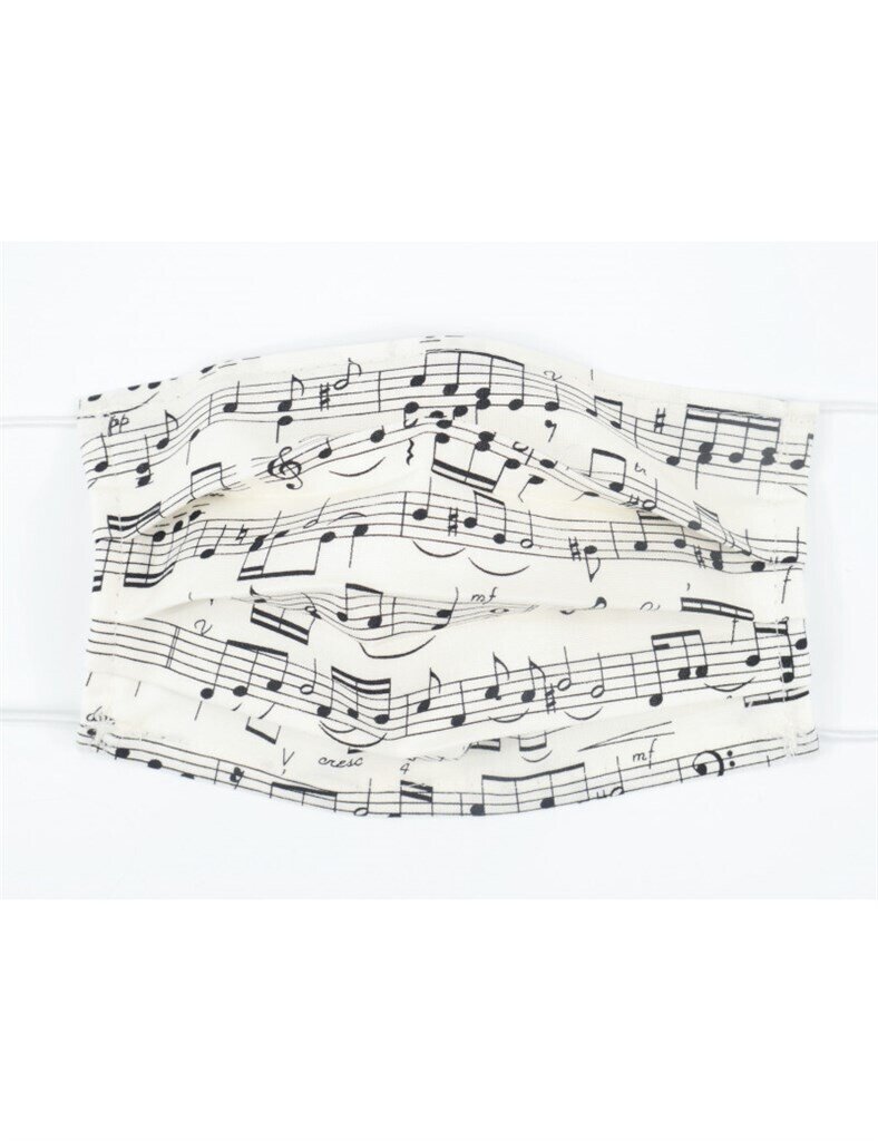Agifty Musical Notes Face Covering Music Design 12 Mask (Cotton) 18.59.5cm : photo 1