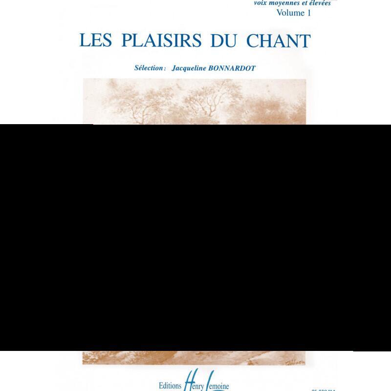 Henry Lemoine Les Plaisirs du chant Vol.1 : photo 1