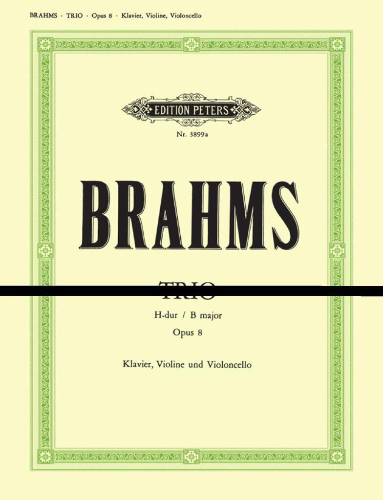 Piano Trio No. 1 In B Major, Op. 8 Johannes Brahms : photo 1