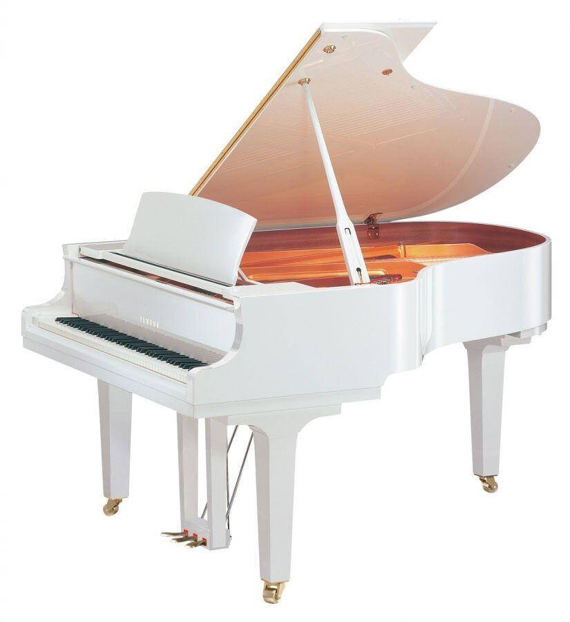Yamaha Pianos Acoustic C3X PWH Blanc poli-brillant 186 cm : miniature 1