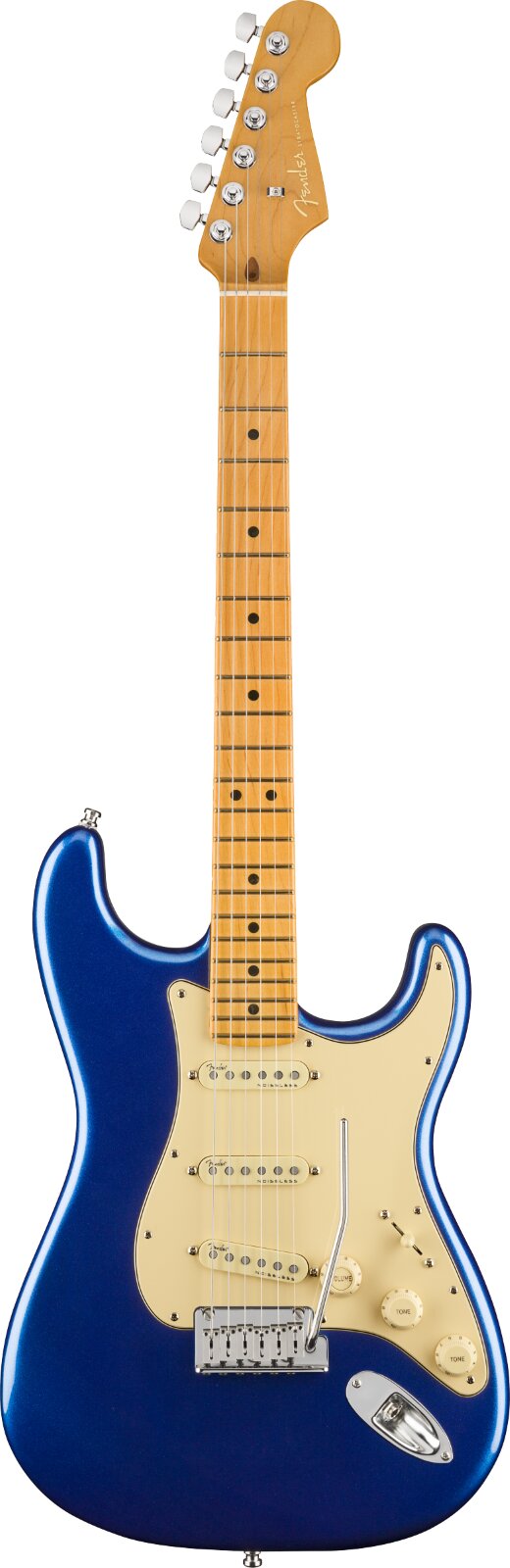 Fender American Ultra Stratocaster, Maple Fingerboard, Cobra Blue : miniature 1