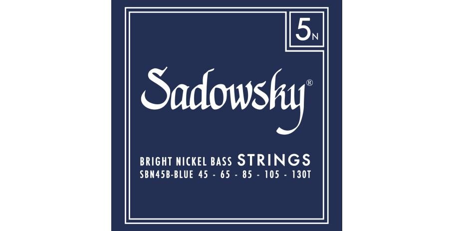 Sadowsky Blue Label Basssaitensatz Nickel Taperwound - 5-Saiter 045-130 : photo 1