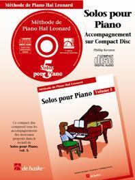 Solos pour Piano volume 5 (CD) Méthode de Piano Hal Leonard - Accompagnement sur Compact Disc : photo 1