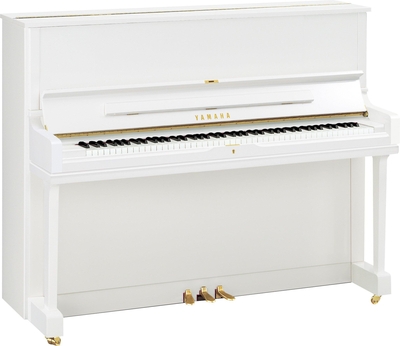 Yamaha Pianos Acoustic YUS1 PWH Glossy White 121 cm