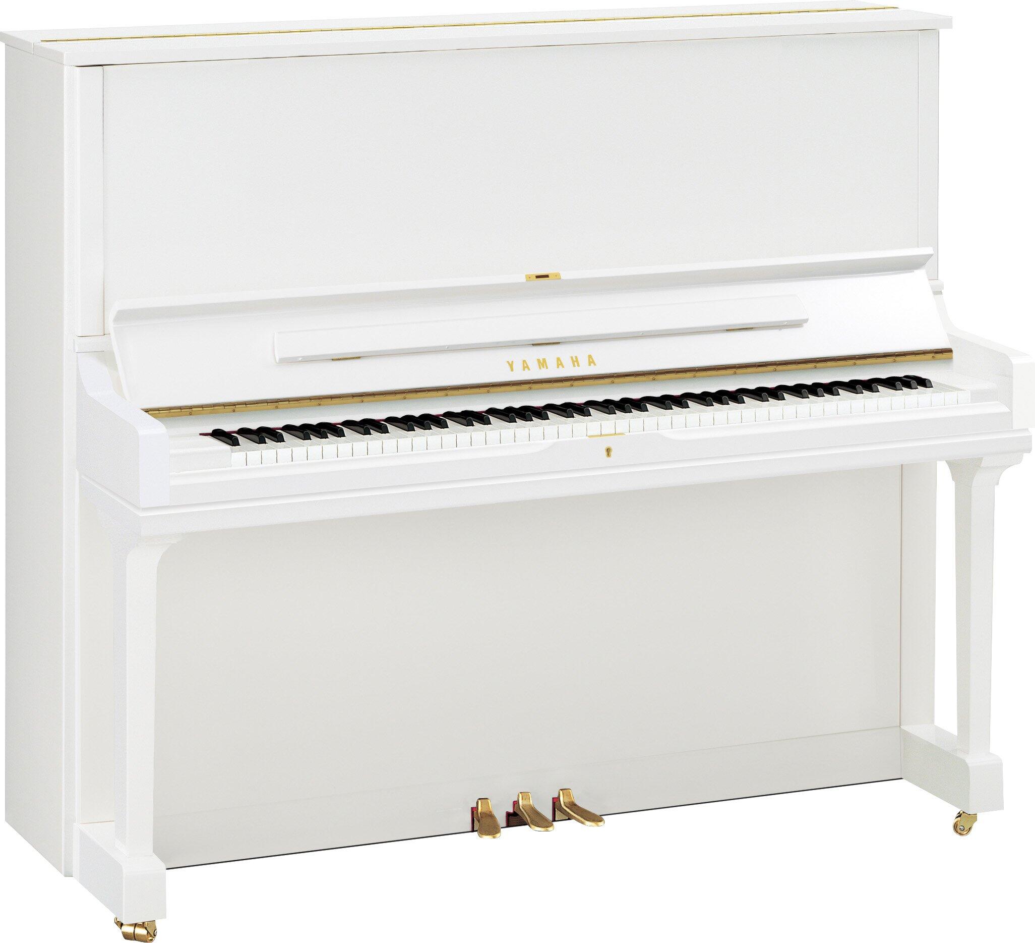 Yamaha Pianos Acoustic YUS3 PWH Blanc poli-brillant 131 cm : miniature 1