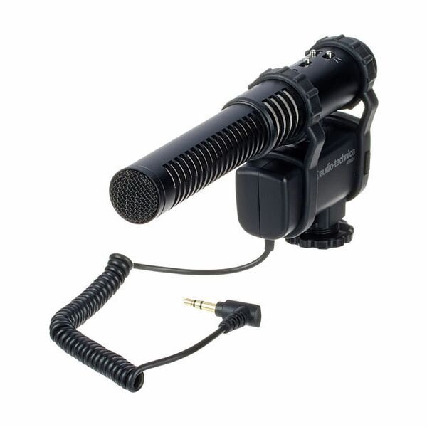 Audio Technica  Microphone à condensateur pour caméra stéréo / mono (AT8024) : photo 1