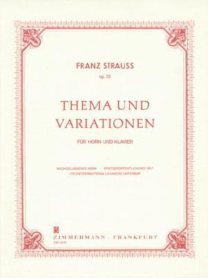 Thema & Variationen Op.13 : photo 1