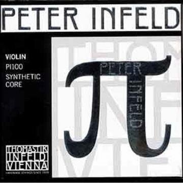 Thomastik Violin PETER INFELD set E-E coated turntable RE-D silver medium : photo 1