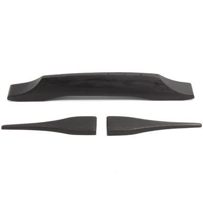 BMB EBONY BRIDGE SELMER TYPE 126x14mm AV MUSTACHES