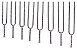 Wittner 8-piece diatonic tuning fork set from C1 to C2 Stimmgabel diat c1c2 i / crt diatonischer Satz 8 Stück : photo 1