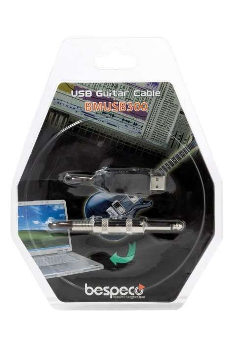 Bespeco USB-Kabelinterface / Klinke Instrument (Windows / iOS Comp.) : photo 1