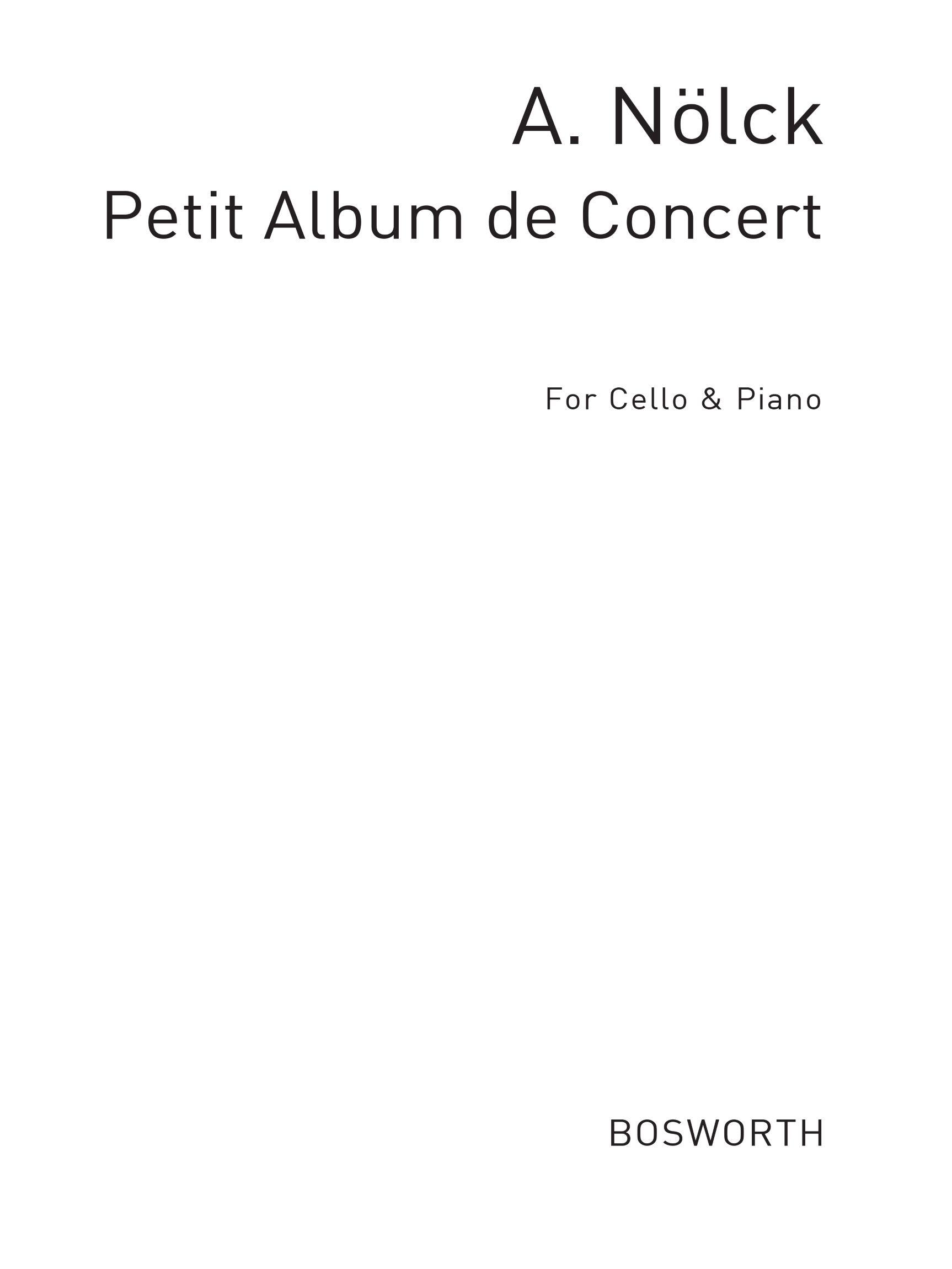 August Nölck: Petit Album De Concert : photo 1