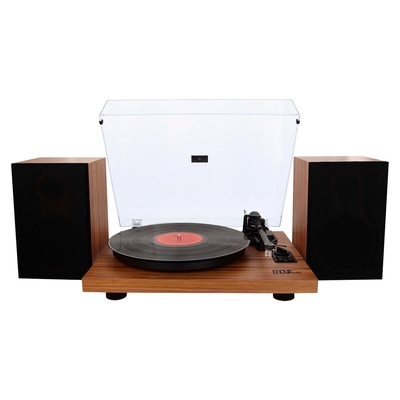 ENOVAHIFI VISION2 SET Vinyl Hifi Lautsprecher in Holzoptik