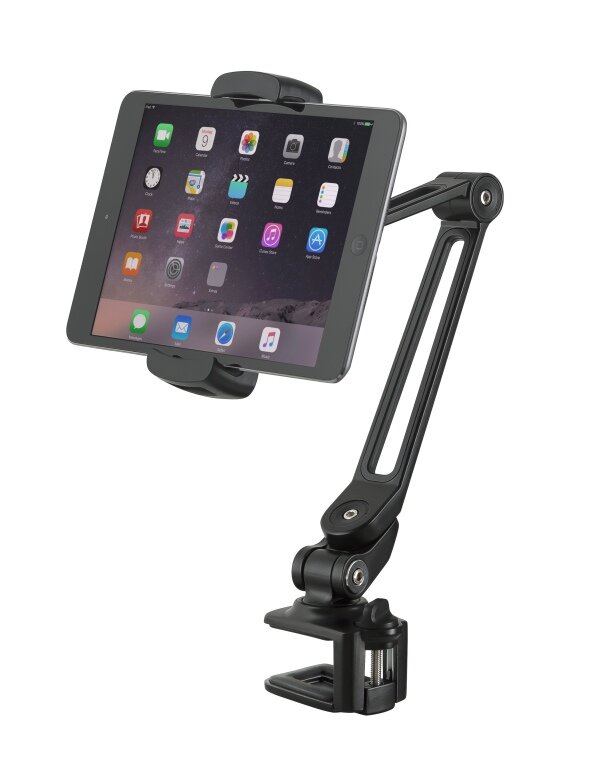 K & M 198/05 Clamp holder with articulated arm for smartphone or tablet : photo 1