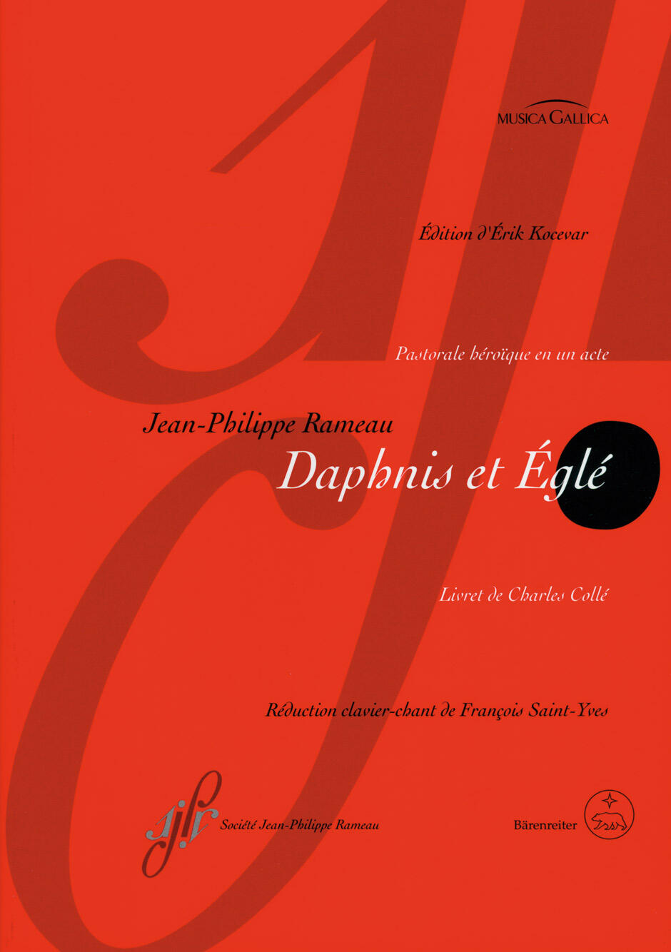 Daphnis et glé Pastorale héroque in einem Akt : photo 1