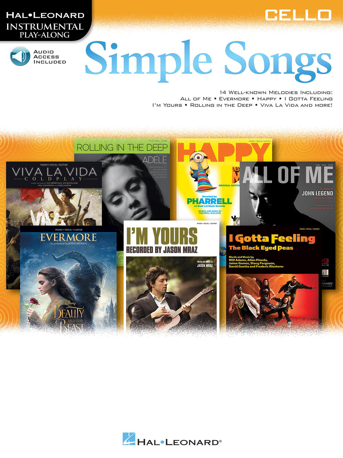 Hal Leonard Simple Songs - Cello Instrumental Play-Along : photo 1