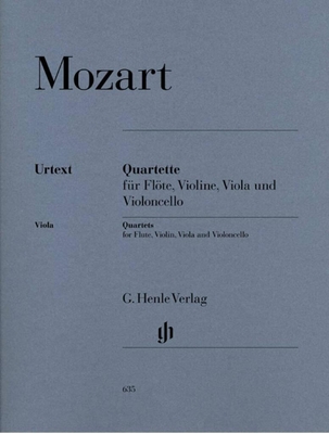 Quartette Quatuor Quartets for Flute, Violin, Viola and Cello