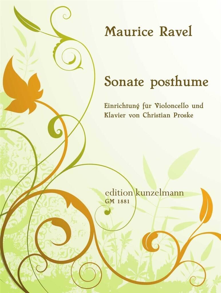 Sonate Posthume für Violoncello und Klavier : photo 1