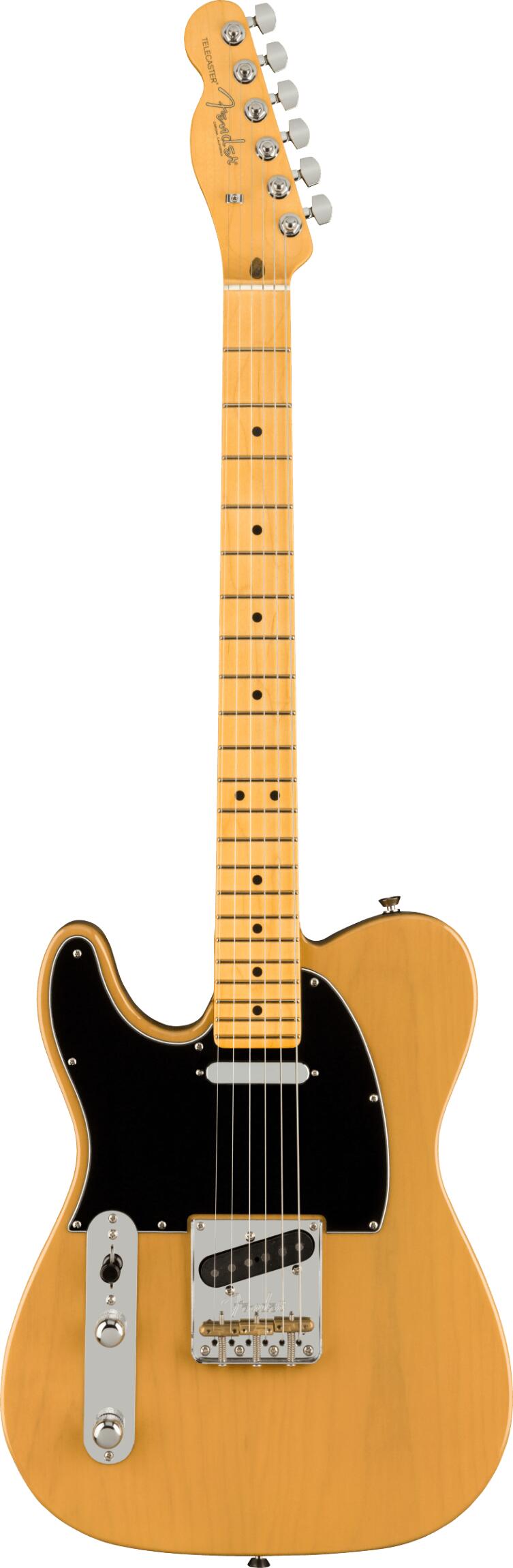 Fender American Professional II Telecaster Left-Hand Maple Fingerboard Butterscotch Blonde : photo 1