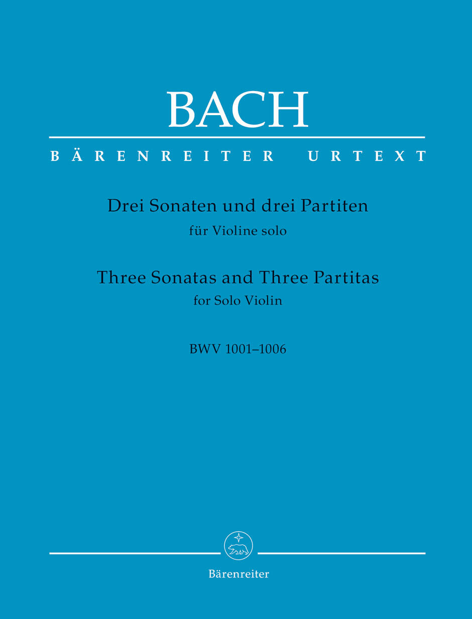 Drei Sonaten und drei Partiten Für Violine Solo BWV 1001-1006 : photo 1