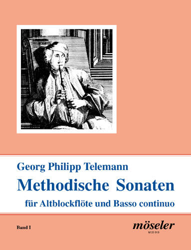 Möseler Telemann Flûte à bec alto Methodische Sonaten 1 : photo 1