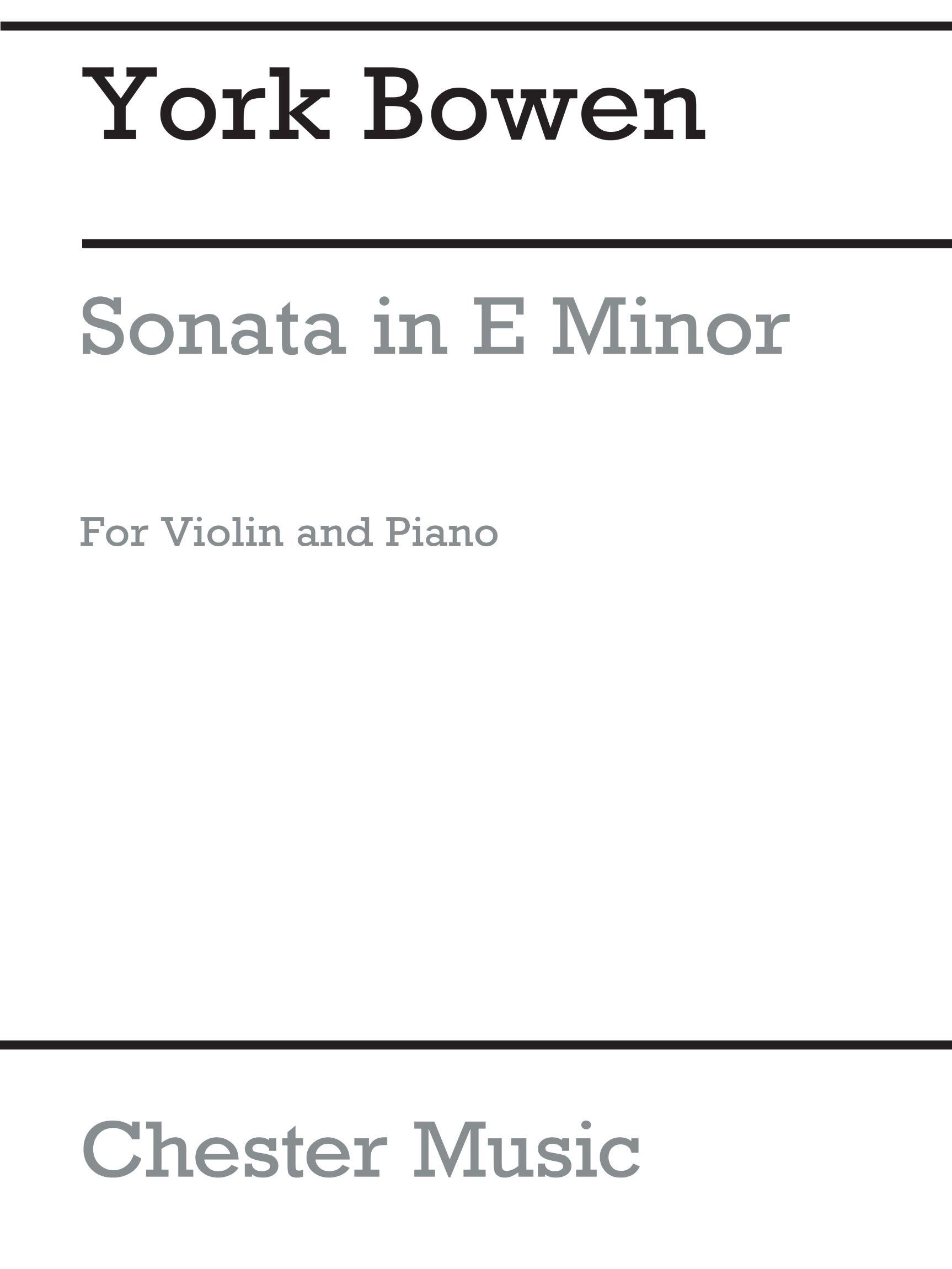 Chester Music Sonata In E Minor Op.112 : photo 1