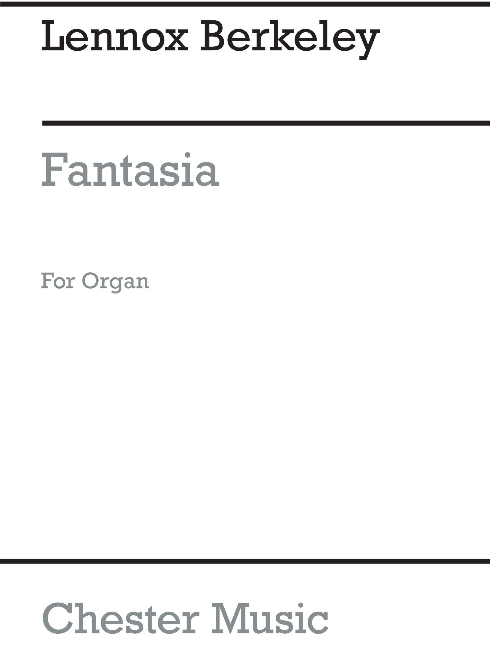 Fantasia For Organ Op.92 : photo 1