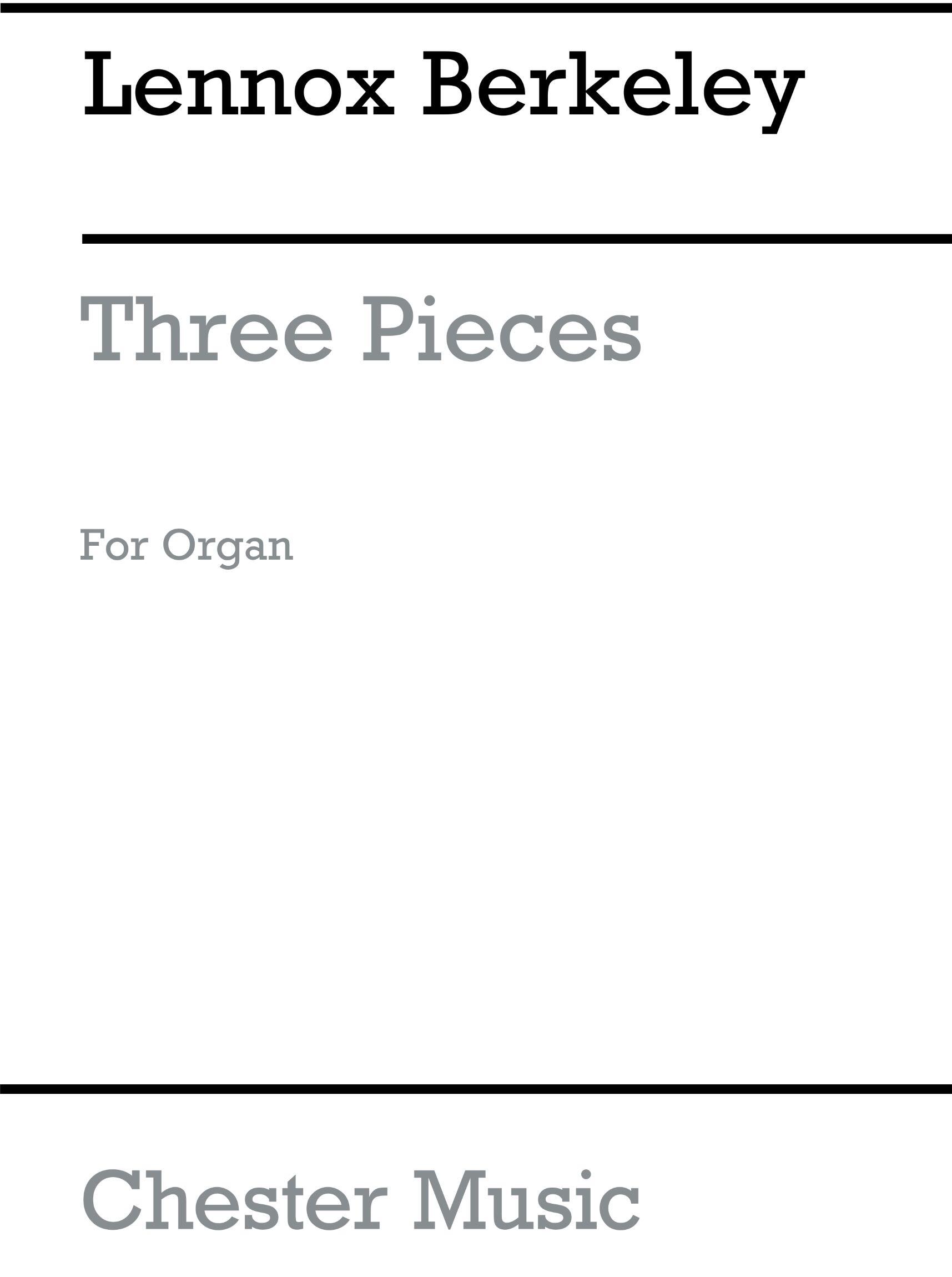 Three Pieces For Organ : photo 1