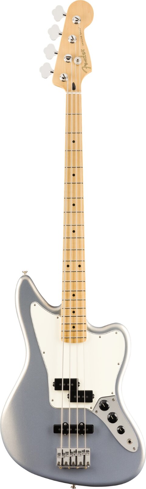 Fender Player Jaguar Bass Maple Fingerboard Silver : photo 1