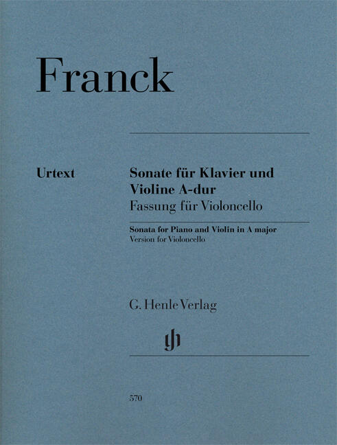 Henle Verlag Sonate für Klavier und Violine A-dur Version for Violoncello : photo 1