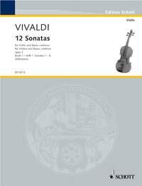 Schott Music 12 Sonatas Op 2 Book 1 Violin & Piano : photo 1