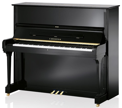 Bechstein Concert C8 Noir poli-brillant + Système silencieux C.Bechstein Vario