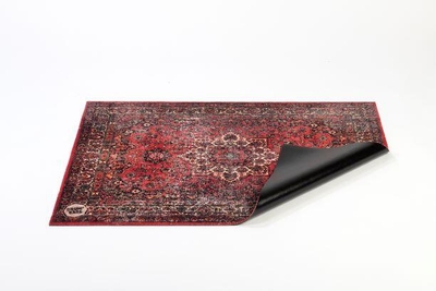Drum N Base Vintage Persian Drum Mat Bonham Black Red 185x156 Cm