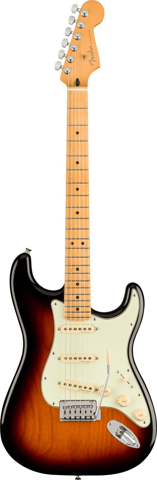 Fender Player Plus Stratocaster, Maple Fingerboard, 3-Color Sunburst : photo 1