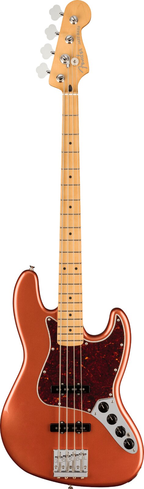 Fender Player Plus Jazz Bass, Maple Fingerboard, Aged Candy Apple Red : photo 1