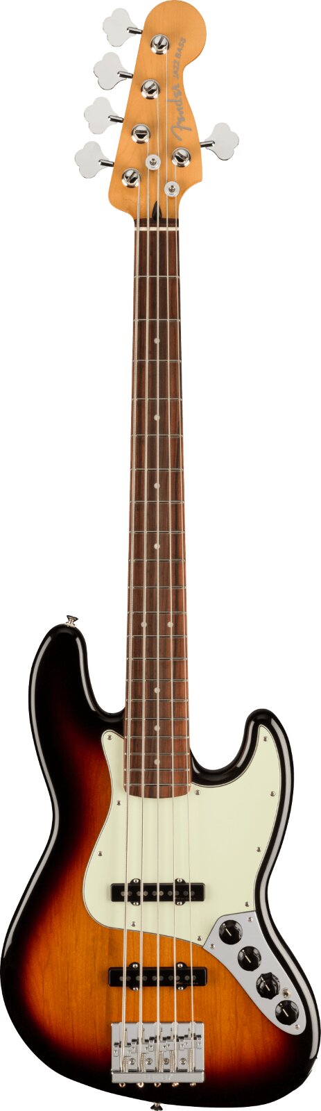Fender Player Plus Active Jazz Bass V Pau Ferro Fingerboard, 3-Color Sunburst : photo 1