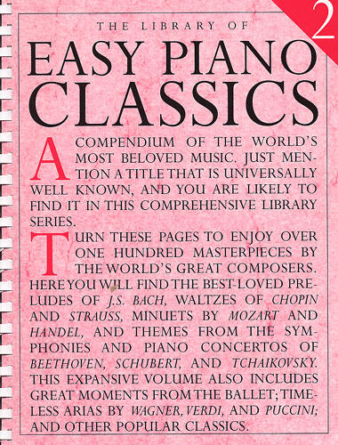 Music Sales Library Of Easy Piano Classics 2 : photo 1