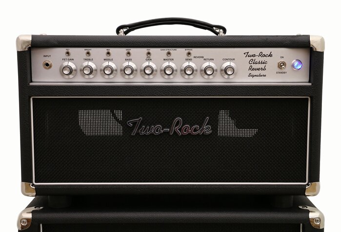 Two-Rock Classic Reverb 50 watts head, Silver anodize, Black Bronco : photo 1