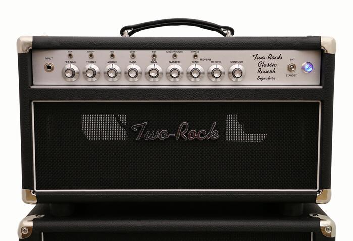 Two-Rock Classic Reverb 50 watts head Silver anodize Black Bronco